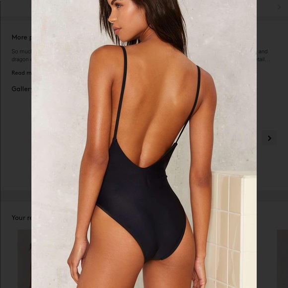 7️⃣💙 taming the dragon plunging swimsuit - Picture 3 of 5